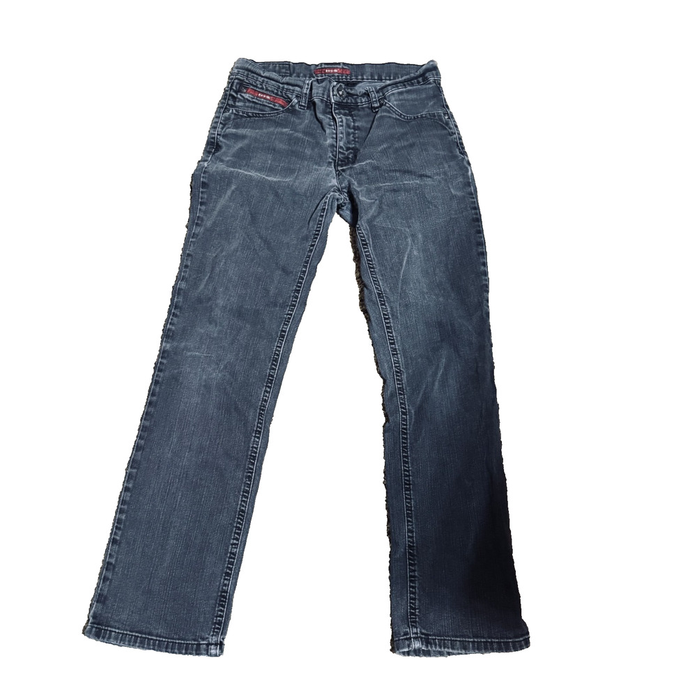 HIS Jeans Mens 30x29 Black denim Euro chic H.I.S. Morocco straight leg
